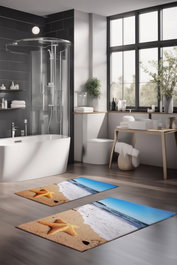Mijölnir Juego de alfombrillas de baño CT-5112 de 2 piezas, Multicolor